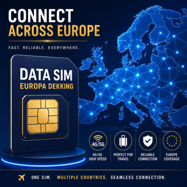 Beste data simkaart Europa